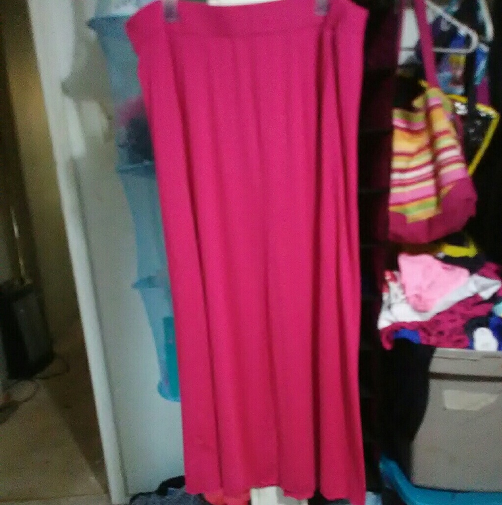 Pink Maxi Skirt SZ 22/24
